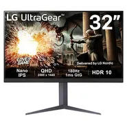 32" UltraGear™ QHD IPS-spelskärm | 180 Hz uppdateringsfrekvens | DisplayHDR 400