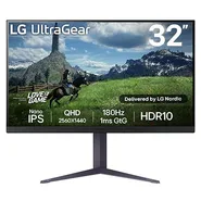 32" UltraGear™ QHD Nano IPS-spelskärm | 180 Hz uppdateringsfrekvens | HDR10