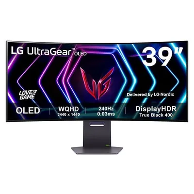 39" UltraGear™ OLED-spelskärm välvd Ultra-WQHD | 240 Hz uppdateringsfrekvens | DisplayHDR True Black 400