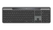 Signature Slim Solar+ wireless keyboard K980 - Graphite - Spanska (QWERTY)