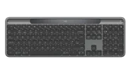 Signature Slim Solar+ wireless keyboard K980 - Graphite - Engelska Storbritannien (QWERTY)
