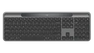 Signature Slim Solar+ wireless keyboard K980 - Graphite - Engelska internationellt (QWERTY)