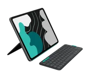Flip Folio - Grafitgrå - Schweiziska (QWERTZ)