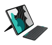 Flip Folio - Grafitgrå - Spanska (QWERTY)