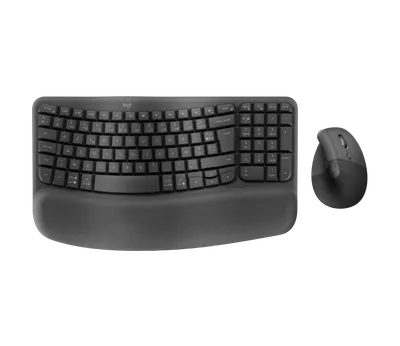 Wave Keys and Lift Combo - Graphite - Franska (AZERTY)