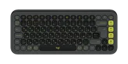 POP Icon Keys - Grafitgrå och grönt - Ukrainska (QWERTY)