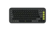 POP Icon Keys - Grafitgrå och grönt - Engelska internationellt (QWERTY)