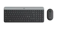 Den tunna trådlösa tangentbords- och muskombinationen MK470 - Grafitgrå - Danska/norska/svenska/finska (QWERTY)