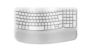 Wave Keys - Naturvit - Italienska (QWERTY)