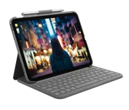 Slim Folio - Oxford Grey - Engelska internationellt (QWERTY)