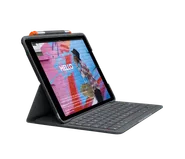 Slim Folio - Grafitgrå - Spanska (QWERTY)
