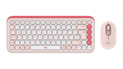 POP Icon Combo - Rose & Off White - Spanska (QWERTY)