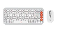 POP Icon Combo - Naturvit och orange - Franska (AZERTY)