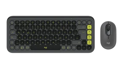 POP Icon Combo - Grafitgrå och grönt - Tyska (QWERTZ)