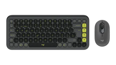 POP Icon Combo - Grafitgrå och grönt - Schweiziska (QWERTZ)