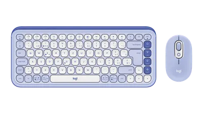 POP Icon Combo - Lila och naturvit - Schweiziska (QWERTZ)