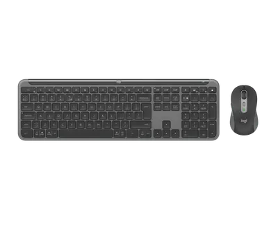 Signature Slim Combo MK950 - Grafitgrå - Engelska internationellt (QWERTY)
