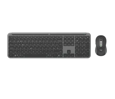 Signature Slim Combo MK950 - Grafitgrå - Schweiziska (QWERTZ)