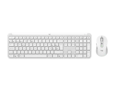 Signature Slim Combo MK950 - Off-white - Spanska (QWERTY)