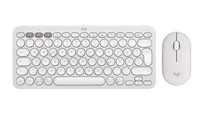 Pebble 2 Combo - Vita nyanser - Tyska (QWERTZ)