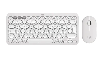 Pebble 2 Combo - Vita nyanser - Engelska internationellt (QWERTY)