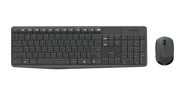 MK235 Wireless Keyboard and Mouse Combo - Grey - Kroatiska/slovenska (QWERTZ/QWERTY)