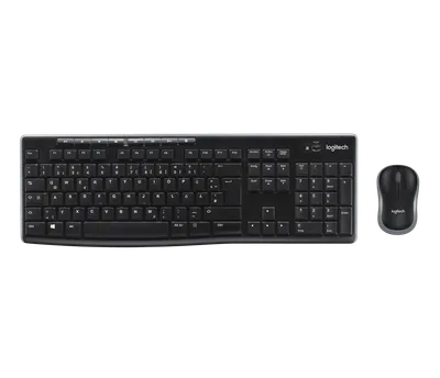 MK270 kombination med trådlöst tangentbord och mus - Svart - Tyska (QWERTZ)