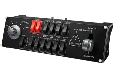 Flight Switch Panel - Svart