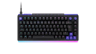 G512 X 75 - Svart - Spanska (QWERTY)