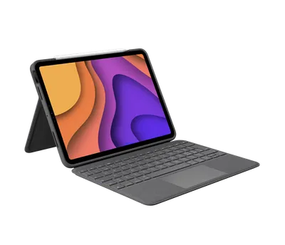 Folio Touch for iPad Air - Oxford Grey - Danska/norska/svenska/finska (QWERTY)