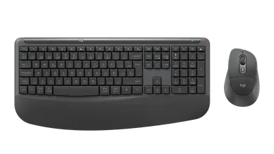 Signature Comfort Plus Combo MK880 - Grafitgrå - Spanska (QWERTY)
