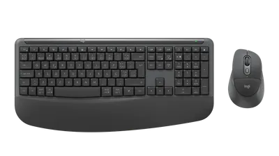 Signature Comfort Plus Combo MK880 - Grafitgrå - Portugisiska (QWERTY)