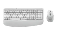 Signature Comfort Plus Combo MK880 - Naturvit - Engelska Storbritannien (QWERTY)
