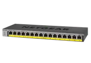 16-Port Gigabit Ethernet Unmanaged PoE+ Switch with FlexPoE (76W) (GS116LP)