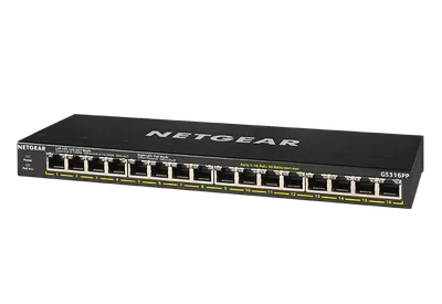 Unmanaged PoE + Essentials Switch (GS316PP)