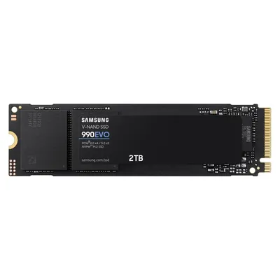 2 TB Samsung 990 EVO NVMe PCIe 4.0 SSD, TLC, M.2