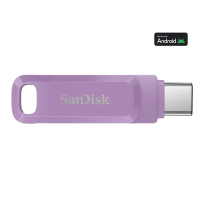 SanDisk Ultra Dual Drive Go USB Type-C Flash Drive - 64GB Lavender