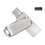 SanDisk Ultra Dual Drive Luxe USB Type-C - 256GB Silver
