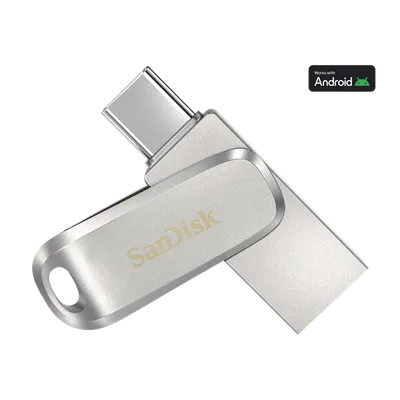 SanDisk Ultra Dual Drive Luxe USB Type-C - 512GB Silver