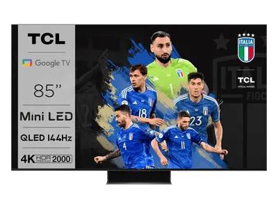 Serie C84 | Illumina le tue emozioni | TV 4K Mini LED 144Hz, pannello QLED, Google TV, audio ONKYO 2.1 (85C845)