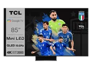 Serie C84 | Illumina le tue emozioni | TV 4K Mini LED 144Hz, pannello QLED, Google TV, audio ONKYO 2.1 (85C845)