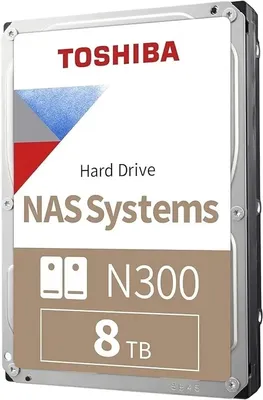 Toshiba N300 - 8TB - Hårddisk - MN10ADA800S - SATA-600 - 3,5"