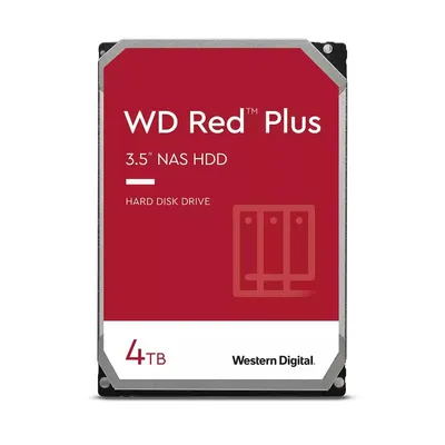 WD Red Plus - 4TB - Hårddisk - WD40EFPX - SATA-600 - 3,5"