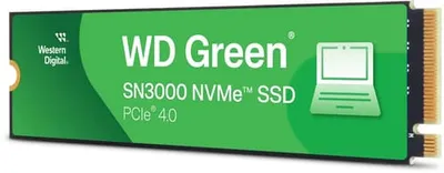WD Green SN3000 WDS500G4G0E-00CPS0 - SSD - 500 GB - inbyggd - M.2 2280 - PCIe 4.0 x4 (NVMe)